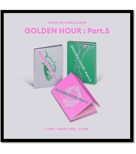Amazon.co.jp: ATEEZ GOLDEN HOUR Part.5 14th Mini Album Digipack